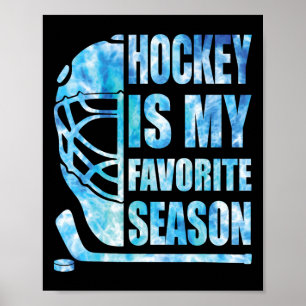 Poster Hockey Est Ma Saison Préférée Drôle Jeunesse Femme