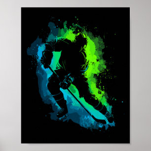 Poster Hockey et graphique de hockey sur glace Hommes, ga