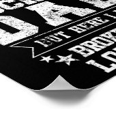 Poster Hockey Papa Fun Fête des pères Tee Dads Cadeau (Coin)