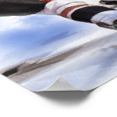 Poster Hockey Players and Referee Face Off (Coin)