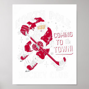 Poster Hockey Pôle Nord arrive en ville pour Noël