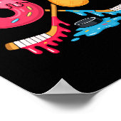Poster Hockey Six Seven Glace qui Dégouline (Coin)