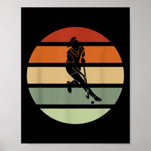 Poster Hockey sur gazon Joueur de hockey sur gazon Hockey
