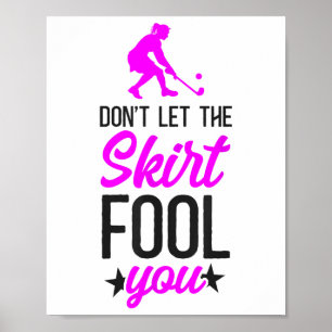 Poster Hockey sur gazon Ne vous laissez pas tromper par l