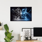 Poster Hockey sur glace (Bureau à domicile)