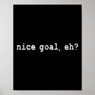 Poster Hockey sur glace amusant - Objectif Nice