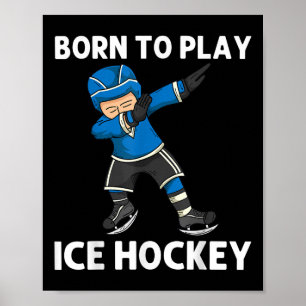 Poster Hockey sur glace drôle pour hommes femmes terrain