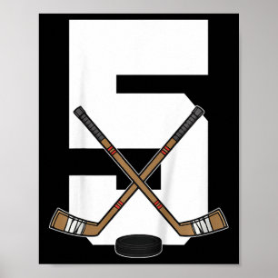 Poster Hockey sur glace pour enfants Enfants tout-petits 