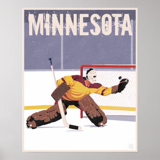 Poster Hockey sur Minnesota (Devant)