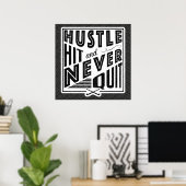 Poster Hockey Sur Terrain, Toucher Et Ne Jamais Cesser D' (Bureau à domicile)