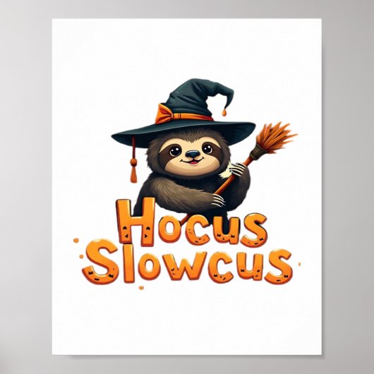 Poster Hocus Slowcus Amateurs de fentes Halloween tee tee (Devant)