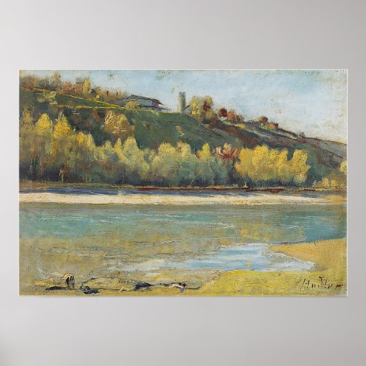 Poster Hodler - À la jonction 1880 (Devant)