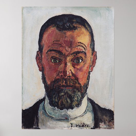 Poster Hodler - Autoportrait (Devant)