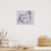 Poster Hodler - Cavalier marchant à cheval 1908 (Cuisine)