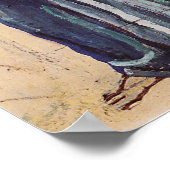 Poster Hodler - Femme debout Figure Dans Une Robe Bleue 1 (Coin)