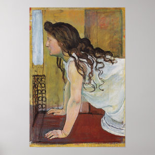 Poster Hodler - Girl At The Window 1890