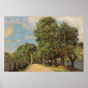 Poster Hodler - Paysage À La Junction À Genève 1878