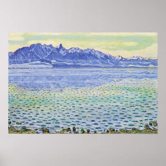 Poster Hodler - Thun Stockhorn Kette 1904 (Devant)