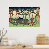 Poster Hodogaya sur le Tōkaidō (Cuisine)