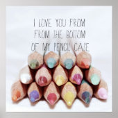 Poster ...Hoesje potlood (Voorkant)