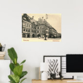 Poster Hofbrauhaus, Munich, Germany 1900 Vintage (Bureau à domicile)