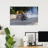 Poster Hogan-Dryden-Alwine Top Fuel 2008 (Bureau à domicile)