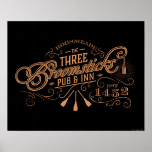 POSTER HOGSMEADE™ LE PUB ET AUBERGE THE THREE BROOMSTICKS