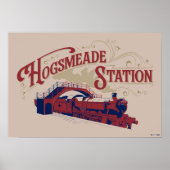 Poster HOGSMEADE Station Vintage Graphisme (Devant)