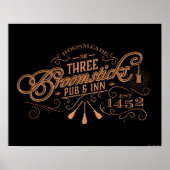 Poster HOGSMEADE™ THE THREE BROOMSTICKS™ Pub & Auberge (Devant)