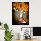 Poster Hogueras de San Juan Alicante (Bureau à domicile)