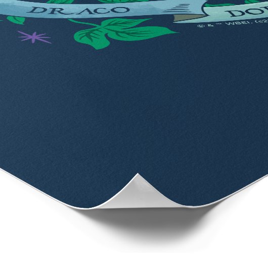 Poster HOGWARTS™ Floral Crest (Coin)