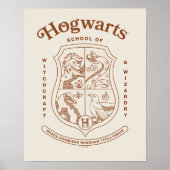 Poster HOGWARTS™ School of Witchcraft and Wizardry Crest (Devant)