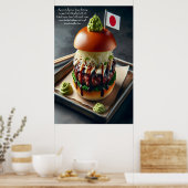 Poster Hokkaido Harmony Burger Indulgence 24x36 (Cuisine)