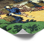 Poster Hokusai - Art japonais - Vue Paysage Cool Japon (Coin)