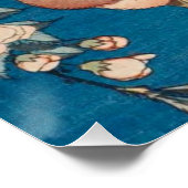 Poster Hokusai Bullfinch et Weeping Cherry GalleryHD (Coin)