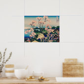 Poster Hokusai - Colline de Goten-Yama (Cuisine)