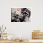 Poster Hokusai - Dragon Scrolls (Cuisine)