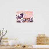 Poster hokusai - La grande vague (Cuisine)