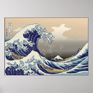 Poster Hokusai la grande vague