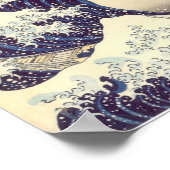Poster Hokusai "La vague" (Coin)
