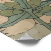 Poster Hokusai Peony et Canary (Coin)