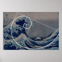 Hokusai rencontre Fibonacci, Golden Ratio