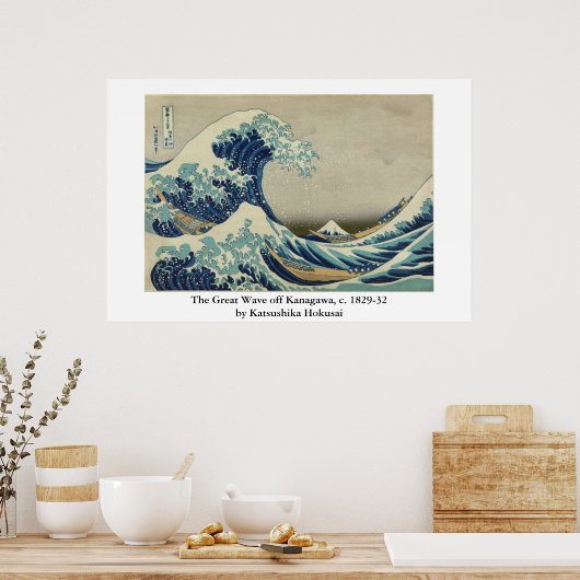 Poster Hokusai's (Cuisine)