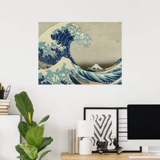 Poster Hokusai's (Bureau à domicile)