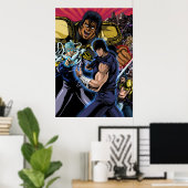 Poster Hokuto no ken (Bureau à domicile)