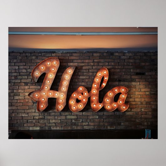 Poster Hola (Devant)