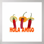 Poster Hola amigo (Devant)