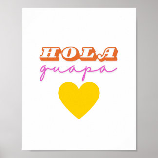 Poster Hola Guapa