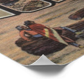 Poster Holbrook, Arizona - Scènes de grandes lettres (Coin)