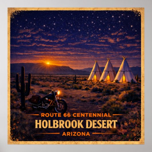 Poster Holbrook Desert Arizona Centennial (Devant)